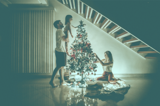 Kerstkaart met muziek of videoboodschap