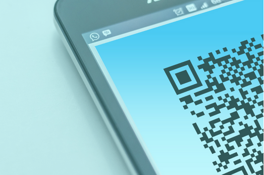 Een kaart met videoboodschap (als een QR-code)